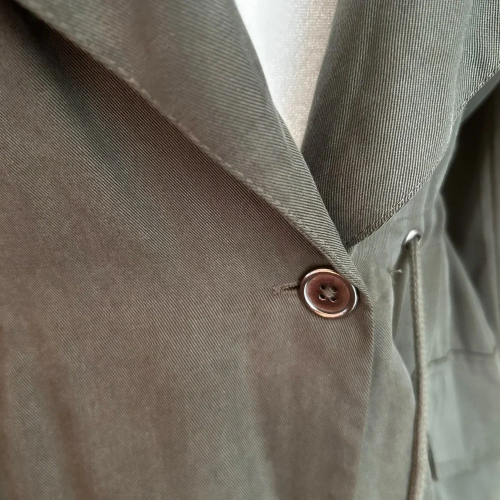 Revolve Cupcakes and Cashmere Army Jacket women’s sz medium olive green casual - Picture 10 of 15